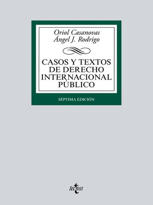 cover image of Casos y textos de Derecho Internacional público